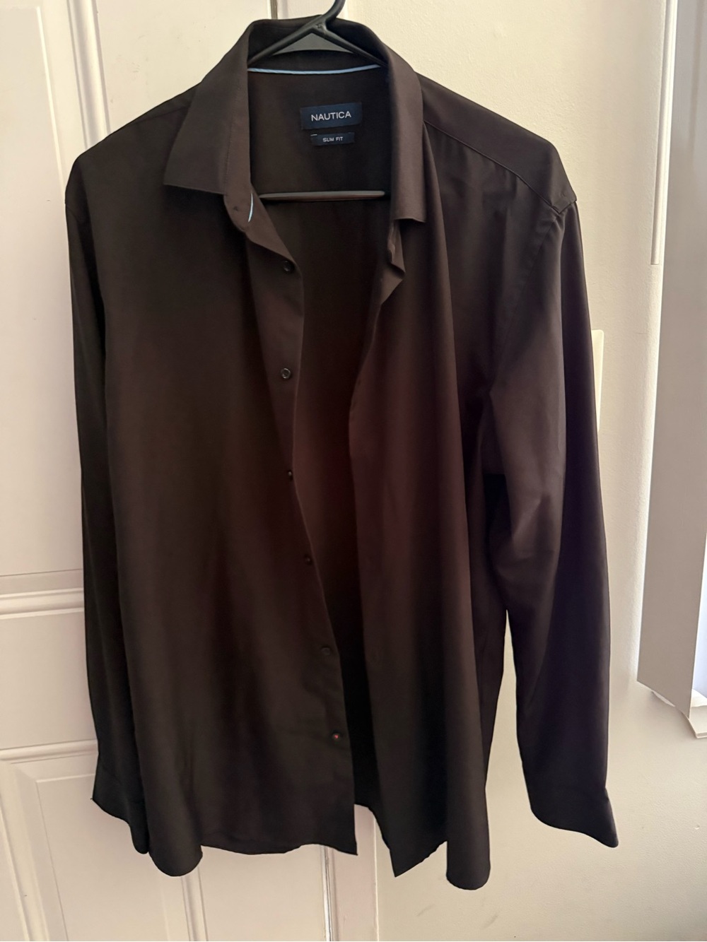 Nautica Men's Button-Up Shirt in black
